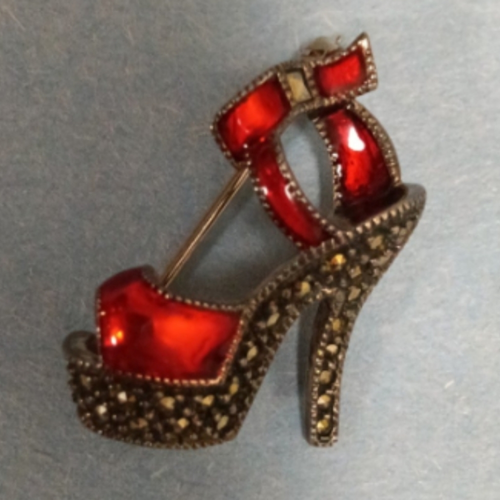 Red Stiletto Pin